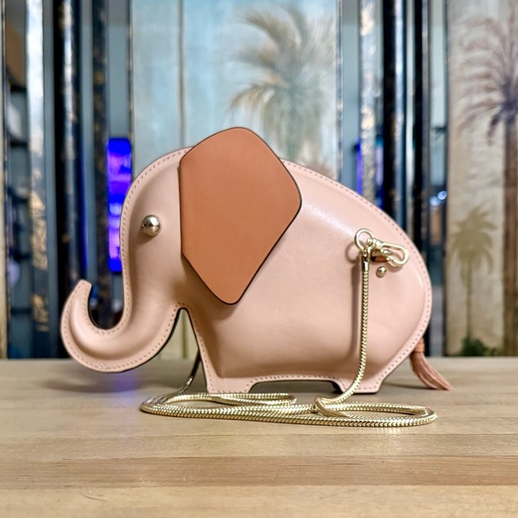 kate spade Handbags - Kate Spade Pink Leather Elephant Crossbody Bag Purse